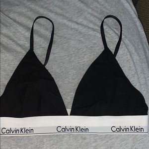 Calvin Klein black bralette